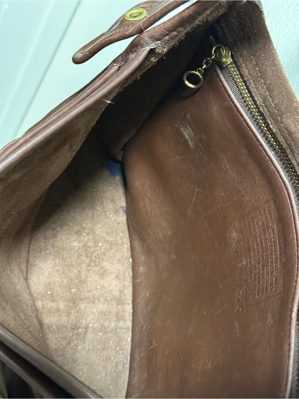 Beautiful vintage leather Coach purse chocolate brown - Picture 11 of 16